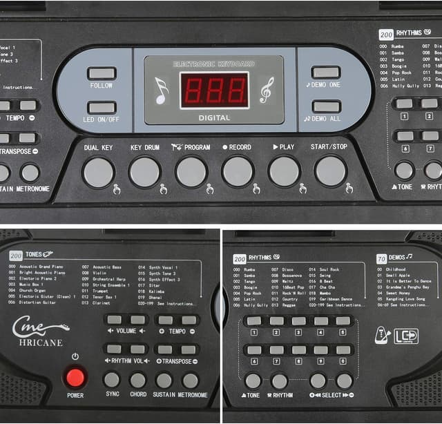 Thumbnail 2 de Hricane 61 touches clavier Piano enfant