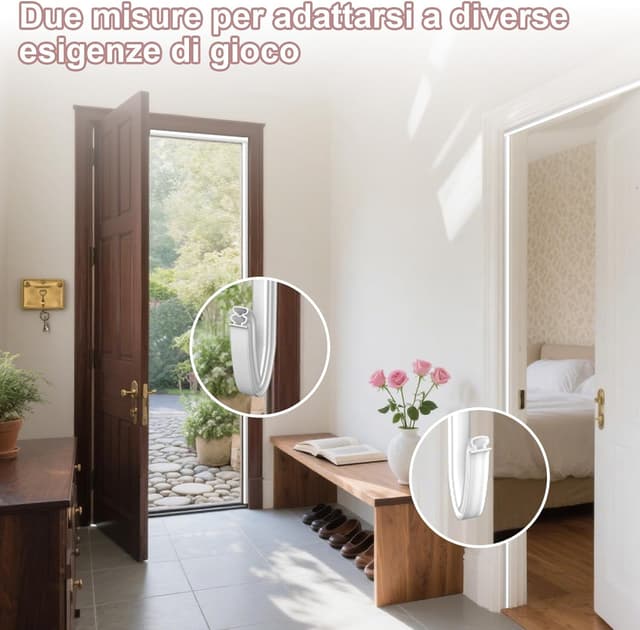 Detalle 2 de Hzetuu guarnizione adesiva per finestre e porte 7 m bianco