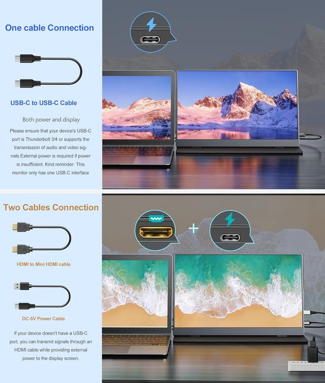 Thumbnail 4 de MOMODS 15,6 Zoll Tragbarer Monitor