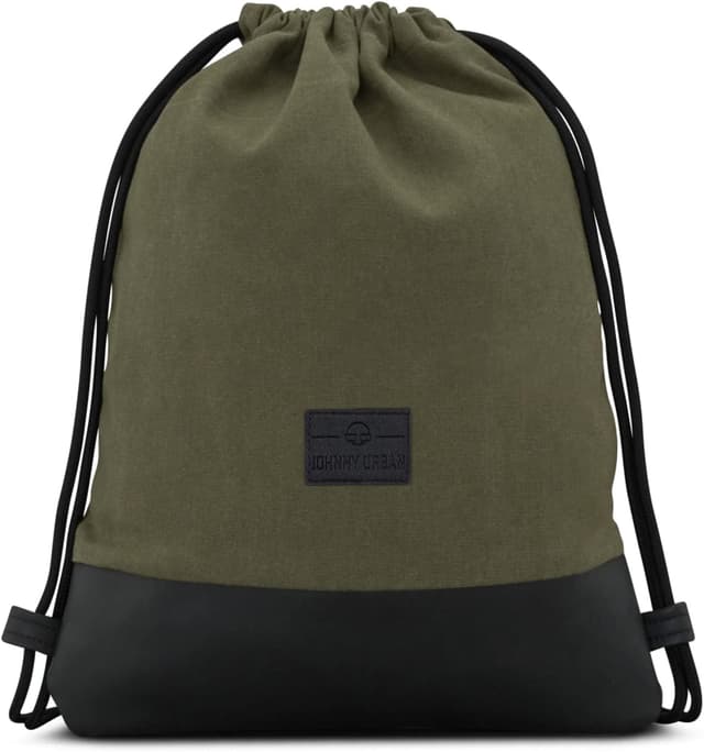 Thumbnail 6 de Johnny Urban Luke Turnbeutel mit Kordelzug – grau-braun, Baumwoll Canvas, mit Innenfach