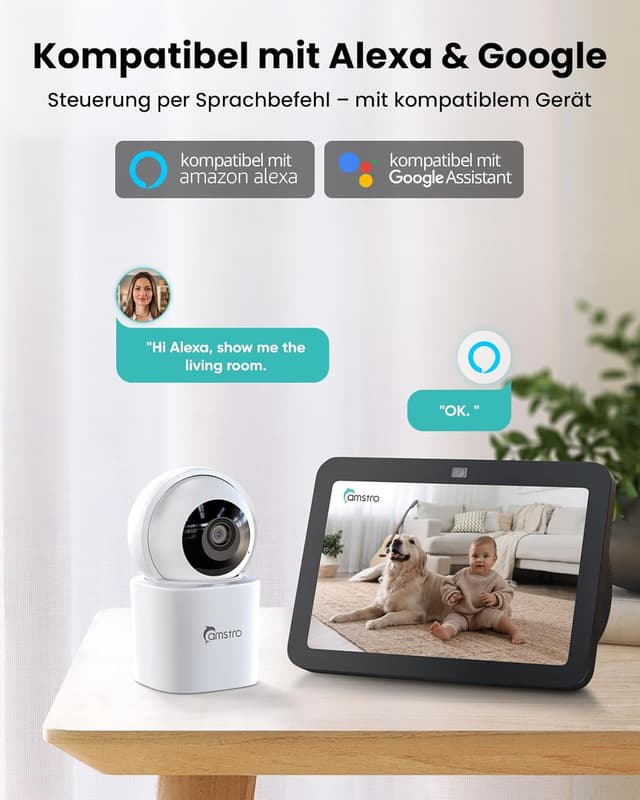 Thumbnail 6 de CAMSTRO 3K Innenkamera Überwachung