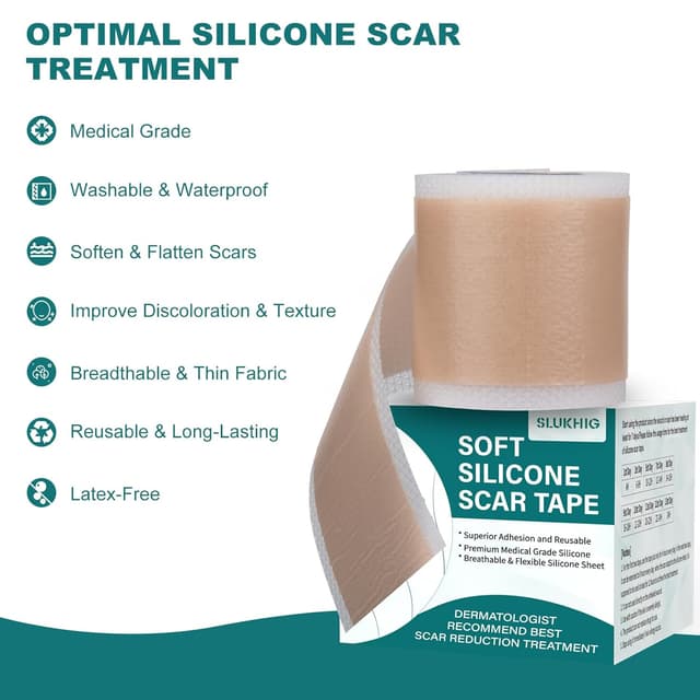 Thumbnail 6 de Silicone Scar Sheets 1.6" x 158" Roll