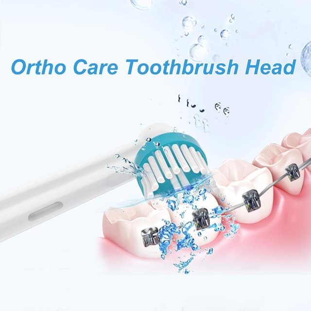 Detalle 2 de 8 Count Interspace & 8 Count Ortho Care Brush Heads for Oral-B Electric Toothbrushes (Round head compatible)