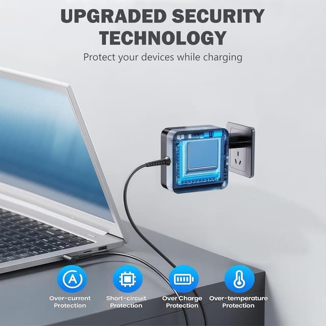 Detalle 2 de Lerobo ADLX65CLGE2A caricabatterie 65W