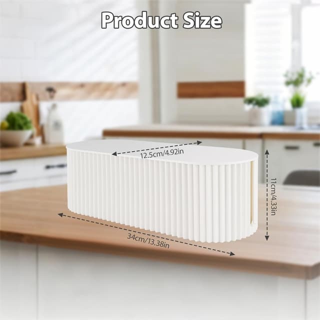 Detalle 2 de Cable Tidy Box wire cable storage organiser box (white) for desk power strips and leads