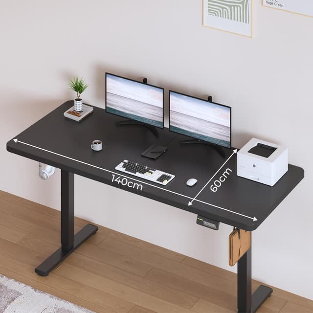 Detalle 2 de FLEXISPOT Escritorio Elevable Eléctrico 140x60cm 🖥