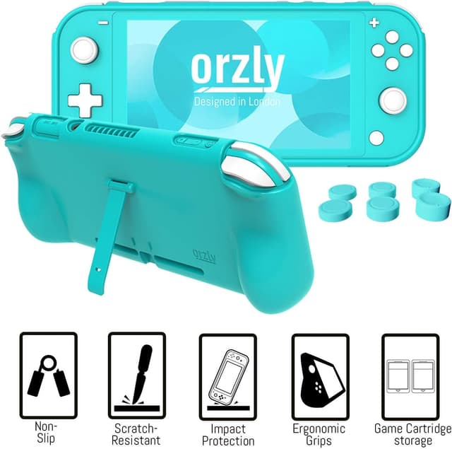 Detalle de Switch Lite accessories bundle, Orzly case