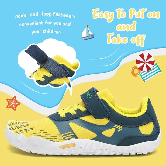 Detalle de Saguaro Kindertrocken-Trendschuhe (Mädchen) – atmungsaktive Trailschuhe mit rutschfester Sohle