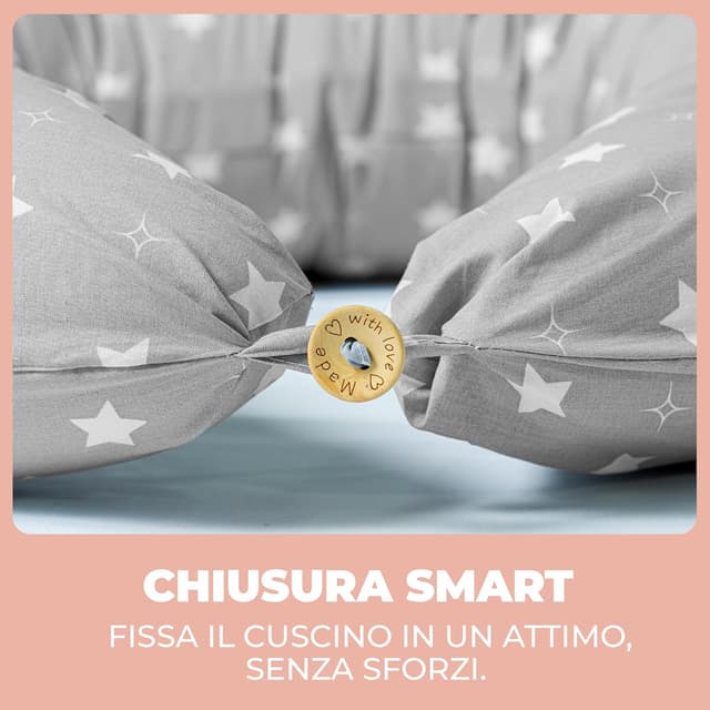 Thumbnail 3 de Cuscino gravidanza e allattamento per dormire di lato 🤰