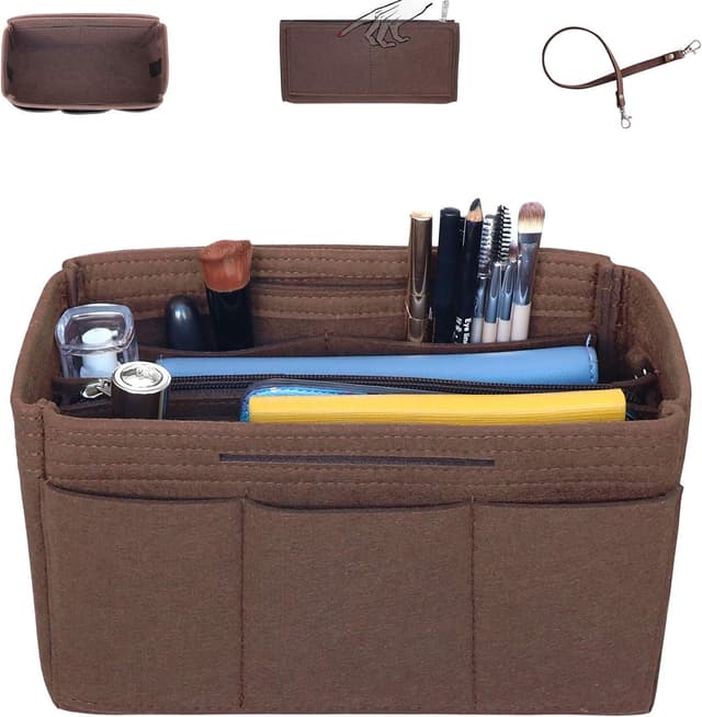 Thumbnail 1 de Soyizom Felt Tote Organiser Large Coffee