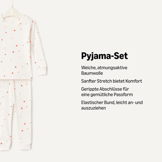 Detalle 2 de Amazon Essentials x Sofia Grainge Damen Langärmeliges Henley-Pyjama-Set – enganliegender Micro-Rippstrick