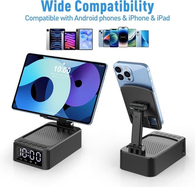 Thumbnail 5 de ZOOI Bluetooth Speaker Phone Stand with Clock