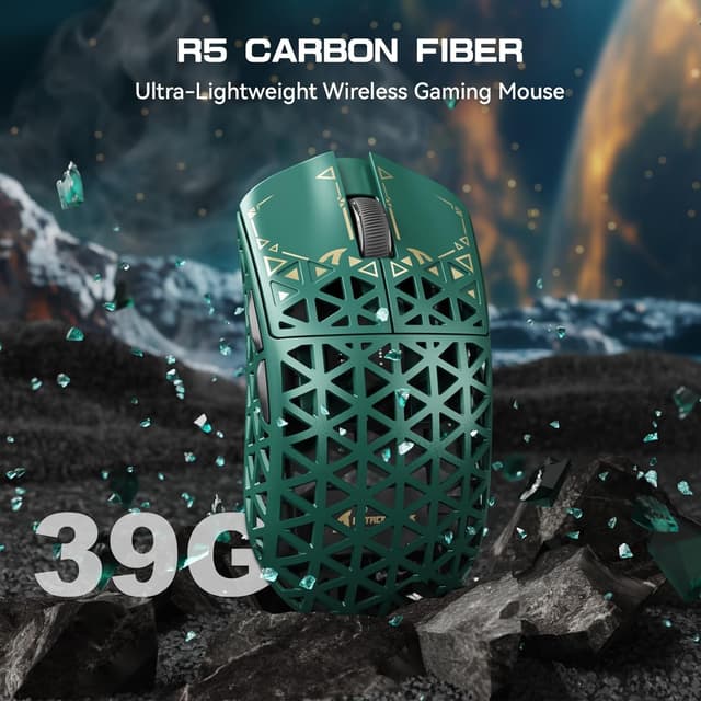 Detalle de ATTACK SHARK R5 Gaming-Maus 39 g