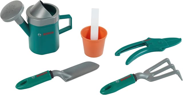 Detalle de Theo Klein 2791 Bosch Gartenprofibox – Kinder-Gartenset in robuster Box ab 3 Jahren