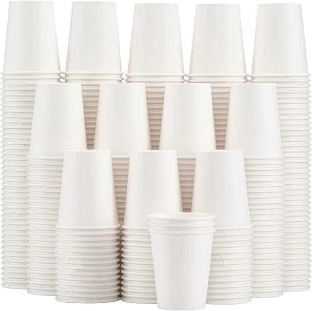 Detalle de Lamosi 300 Pack Paper Cups 8 oz 🥤