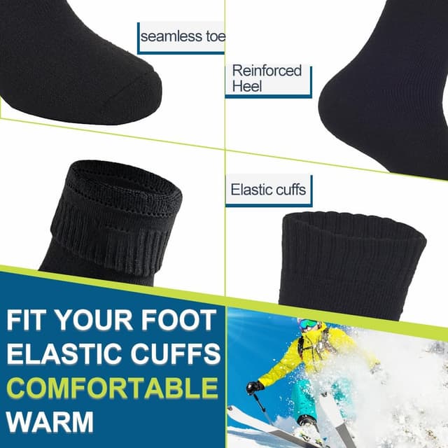 Thumbnail 2 de Josnown Calze termiche uomo 5 paia spesse e morbide