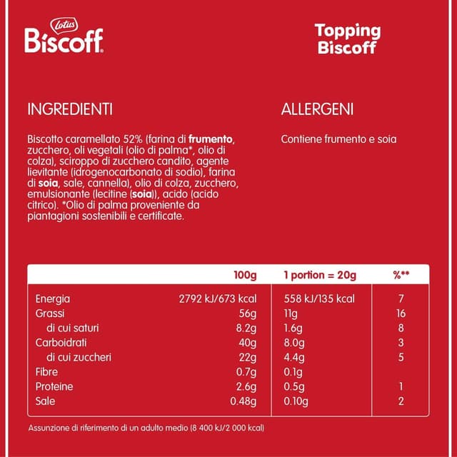 Thumbnail 5 de Lotus Biscoff Topping 1 kg 🍯