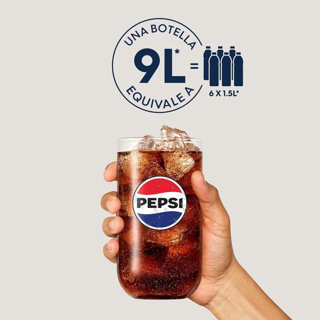 Thumbnail 2 de SodaStream - Concentrado Refresco Sabor Pepsi, ¡Prepara 9L! 🥤