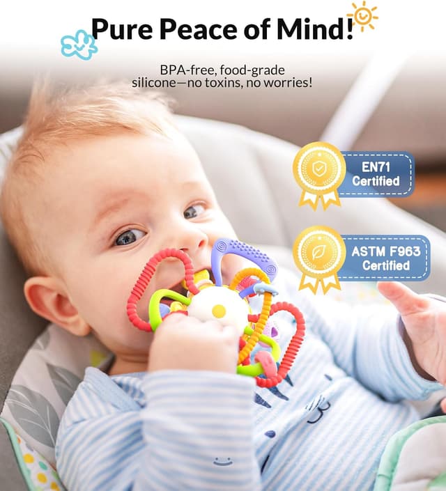 Thumbnail 2 de Baby Teething & Rattle Toy 0–12 months