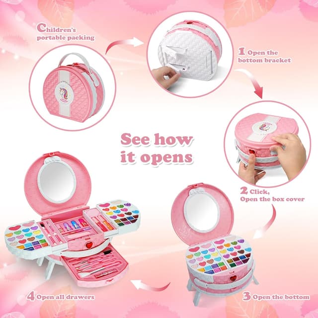 Detalle 2 de Mrabbitoo Kinderschminke Set 66-teilig