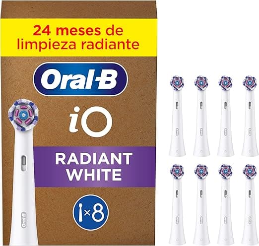Imagen de Oral-B iO Radiant White: 8 Cabezales de Recambio 😁 en OfertitasTOP