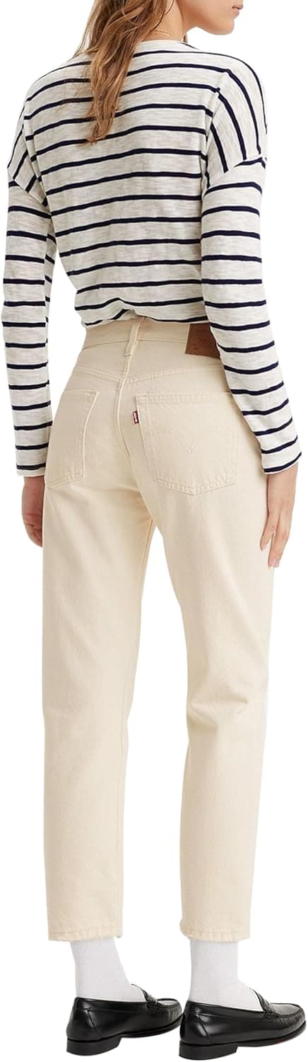 Thumbnail 6 de Levi's 501 Crop Vaqueros Ecru Booper No Damage para mujer (25W / 26L)