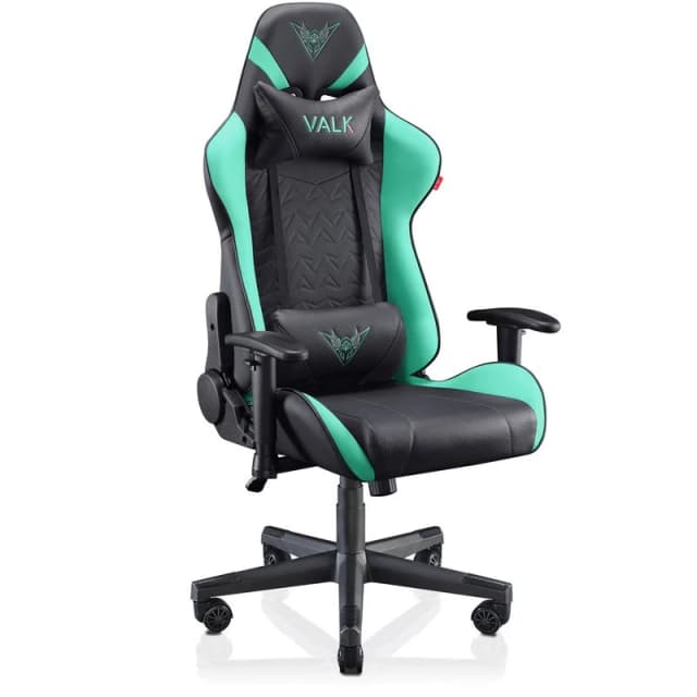 Detalle de VALK Nyx Silla gaming menta/negra
