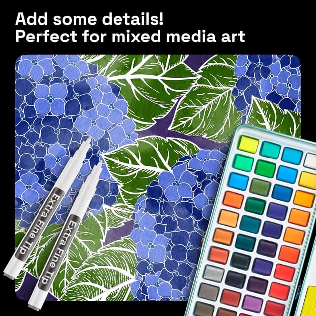 Thumbnail 4 de ARTISTRO 5 White Paint Pen for Glass Marking ⚙