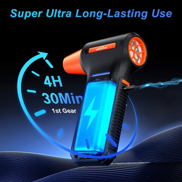 Thumbnail 1 de WHATOOK Electric Compressed Air Duster 250000 RPM