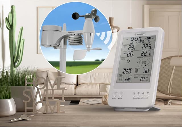 Thumbnail 5 de Bresser Wetterstation Wetter Center 5‑in‑1 con sensor exterior 🌡