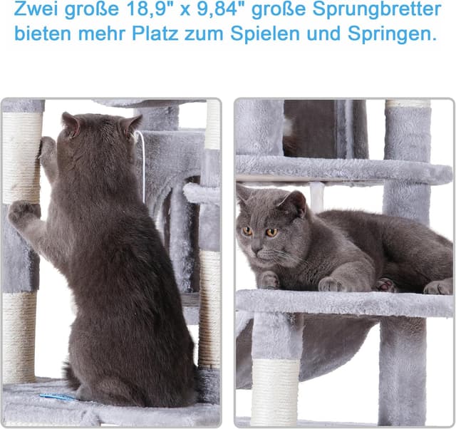 Detalle de Hey-brother Kratzbaum 180 cm XXL