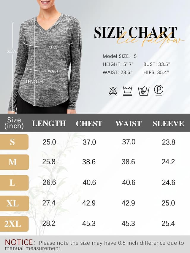 Detalle 2 de DMVOD Sportshirt Damen Kurzarm V-Ausschnitt mit UPF 50+ (5er-Set) – atmungsaktives Funktionsshirt für Workout, Fitness & Yoga