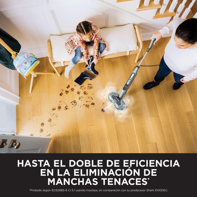 Thumbnail 2 de Shark Mopa de vapor automática S8201EUCP 🌿 Eliminación de manchas