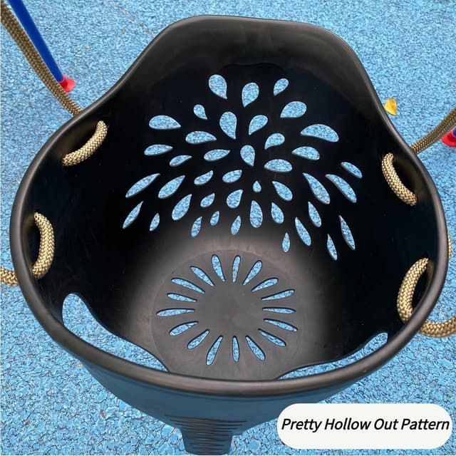 Detalle de SELEWARE Babyschaukel Set mit 4 Karabinern