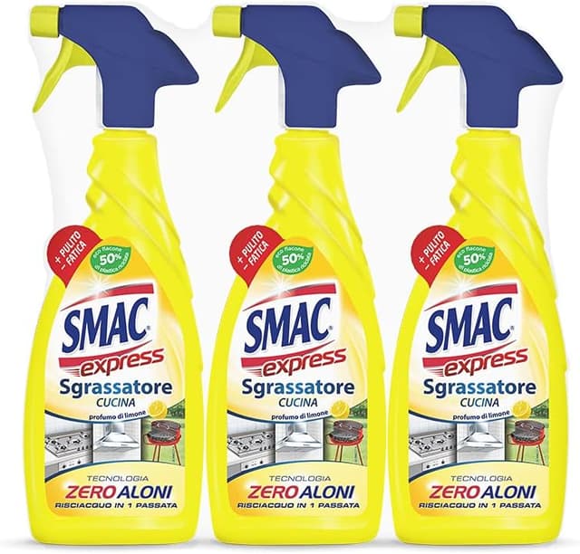 Thumbnail 6 de Smac Sgrassatore Cucina al Limone spray multisuperficie con tecnologia Zero Aloni, 650 ml (12 pezzi)