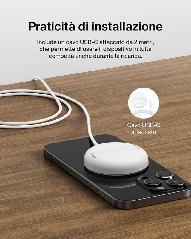Thumbnail 3 de Belkin Tappetino di ricarica wireless magnetica 15 W