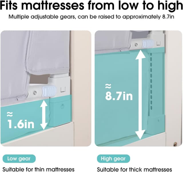 Thumbnail 4 de NUTIKAS 47" Bed Rail for Toddlers