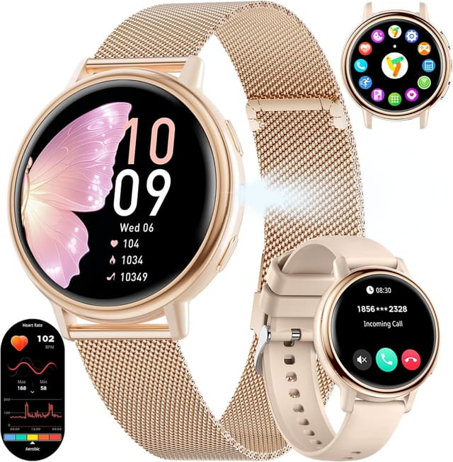 Detalle de SUNKTA Smartwatch for Women 1.26-inch