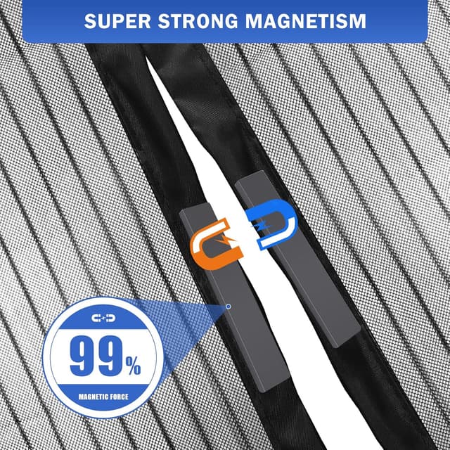 Detalle de JIANJIAO zanzariera magnetica 120x220 cm