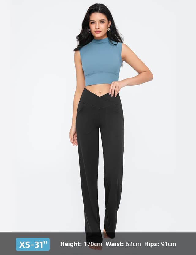 Thumbnail 6 de Yogaration Pantalones Yoga Mujer Pierna Ancha Cintura Alta