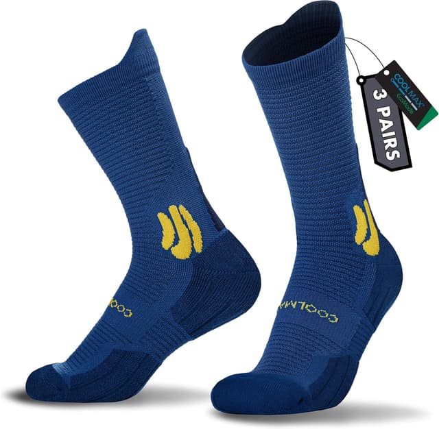 Thumbnail 6 de BRISIRA Coolmax Bambou — chaussettes de running/ randonnée avec compression (lot de 3)