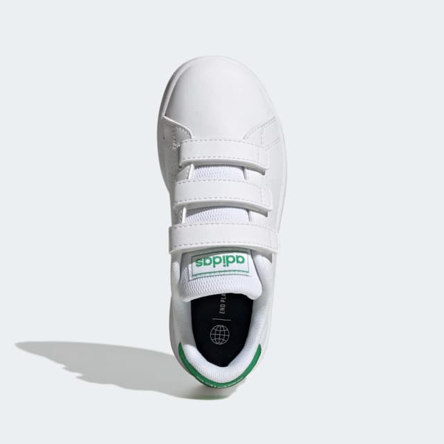 Detalle 2 de adidas Advantage Court Lifestyle Hook-and-Loop en blanco