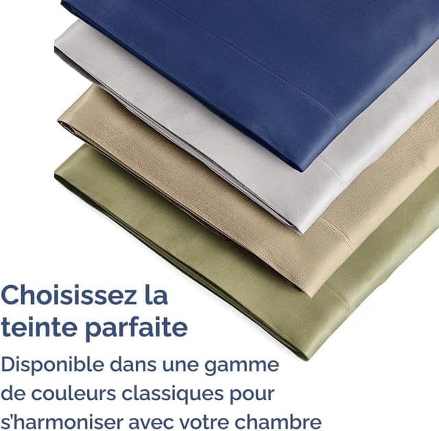 Thumbnail 6 de CGK Unlimited – Lot de 2 taies d’oreiller 40x40 cm en microfibre blanche