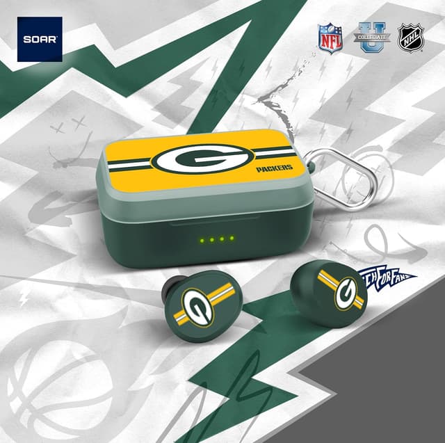 Detalle 1 de SOAR NFL Wireless Sport Earbuds with Comfortable Silicone Fit & Charging Case