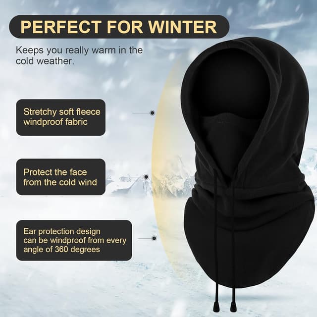 Detalle de FEIKELUN ski mask snood thermal balaclava