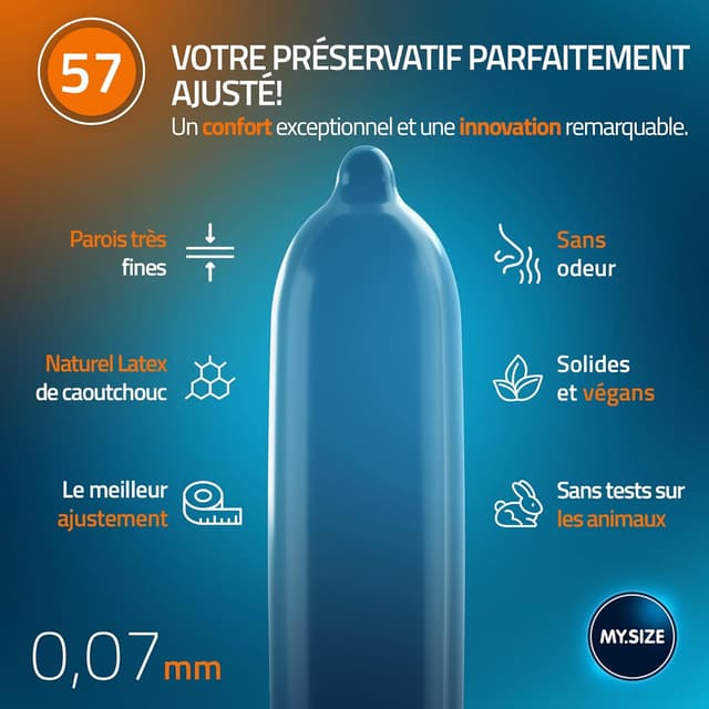 Thumbnail 2 de MY.SIZE Classic taille 4 57 mm 36 pièces