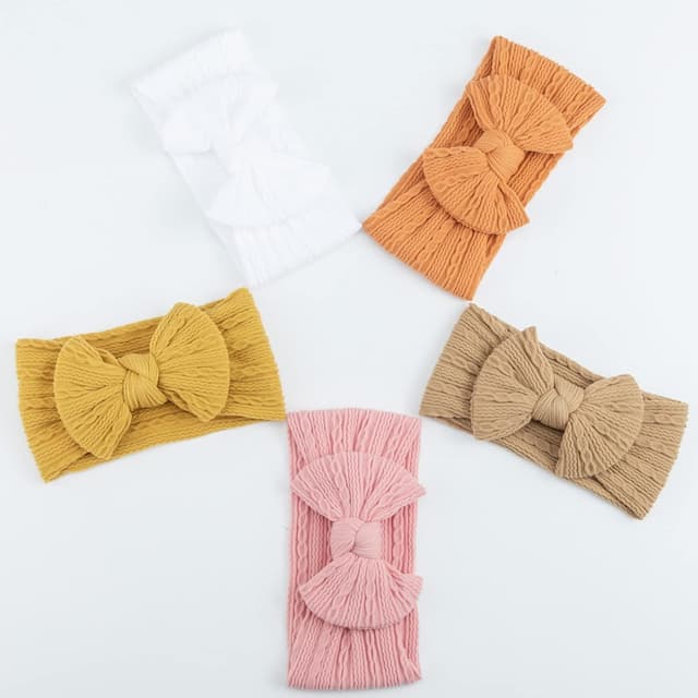 Thumbnail 2 de DRESHOW Diademas bebé 5 piezas nylon suave