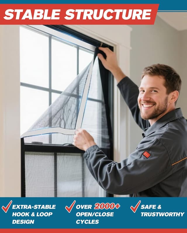 Detalle de EMITEVER Picture Hanging Strips (20 Pairs) Strong Double-Sided Sticky Mounting Tape, White