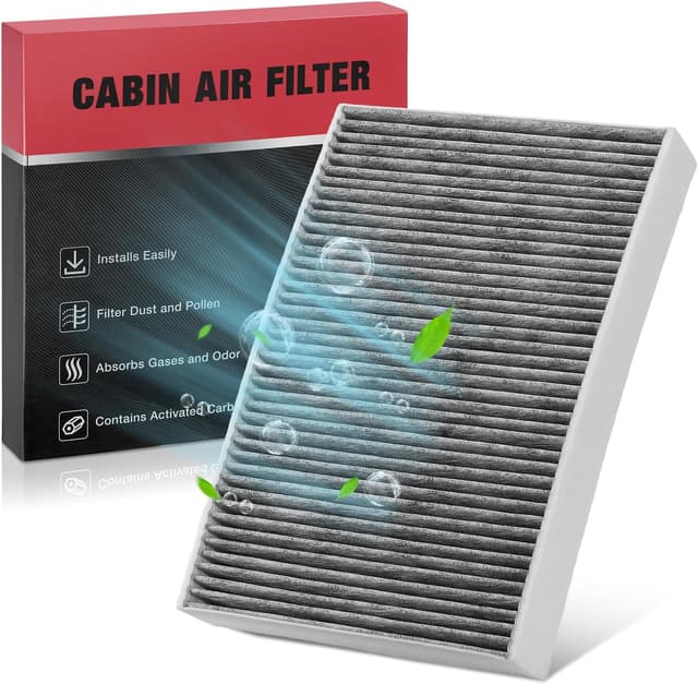 Detalle de BDFHYK CF12155 Cabin Air Filter with Activated Carbon for Select Volvo Models (2017–2023)