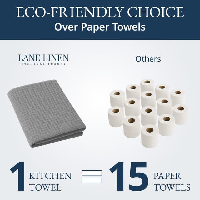 Thumbnail 6 de LANE LINEN Tea Towels Set 6 Pack 18x28